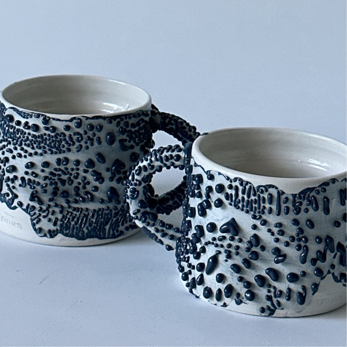 Night snow mug with handle 🌚