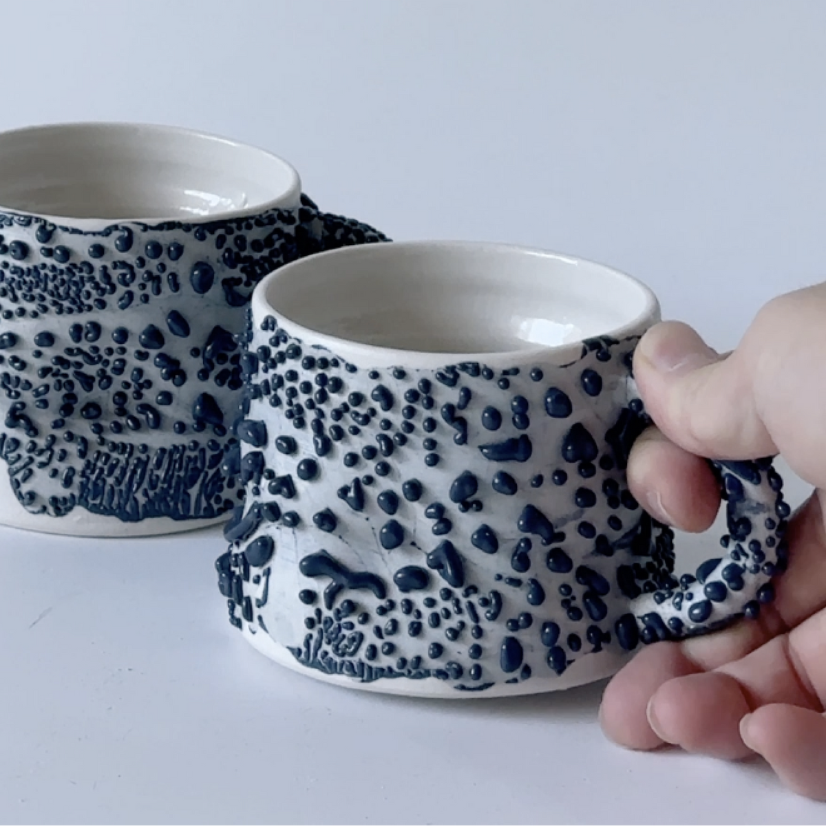 Night snow mug with handle 🌚