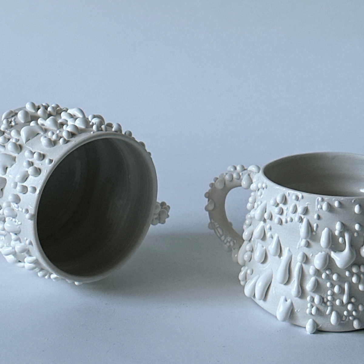 Icicle mug with handle ☃️